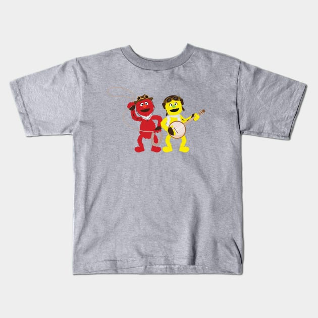 Zilo and Zila Kids T-Shirt by GeekyImpresario